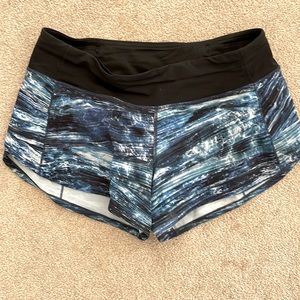 Lululemon speed shorts long size 6